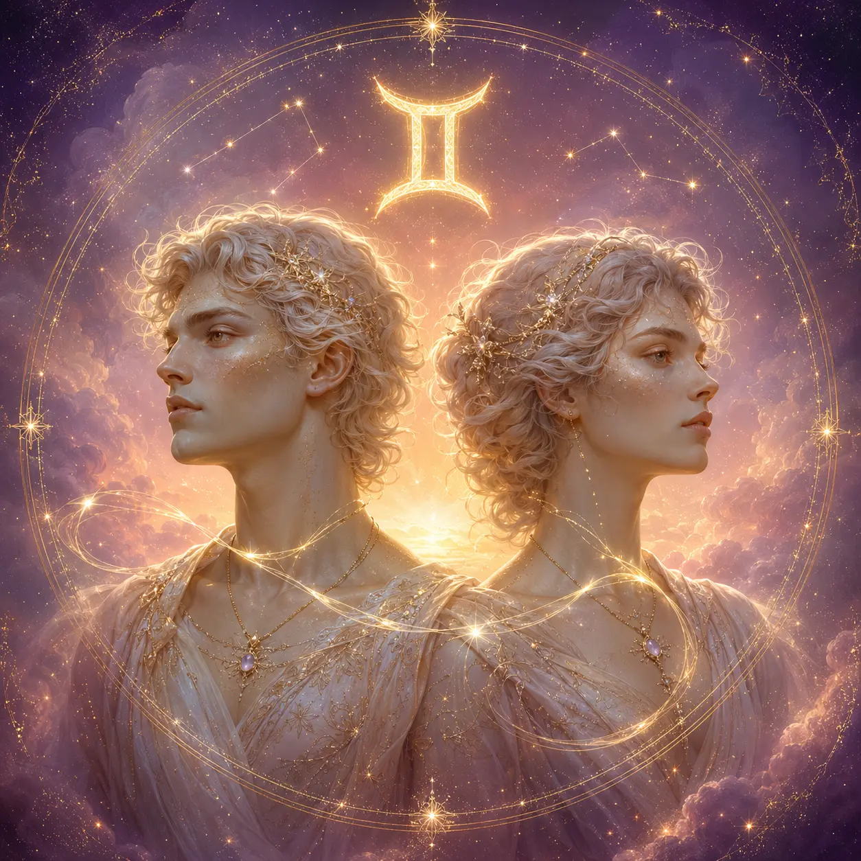 Gemini zodiac artwork