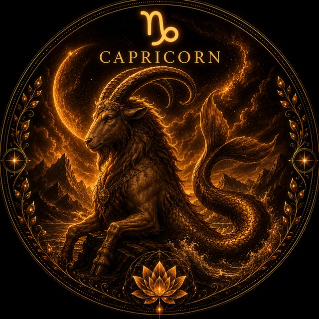 Capricorn zodiac artwork