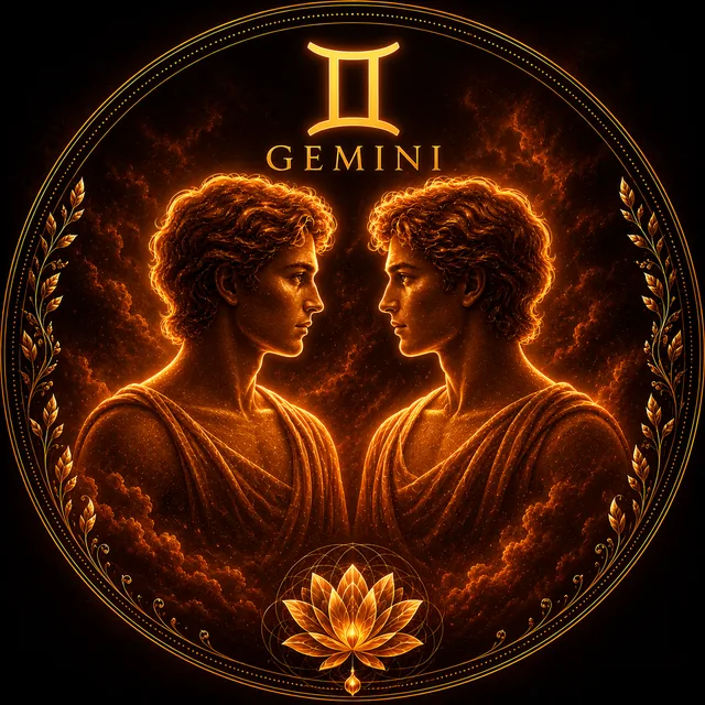 Gemini zodiac artwork