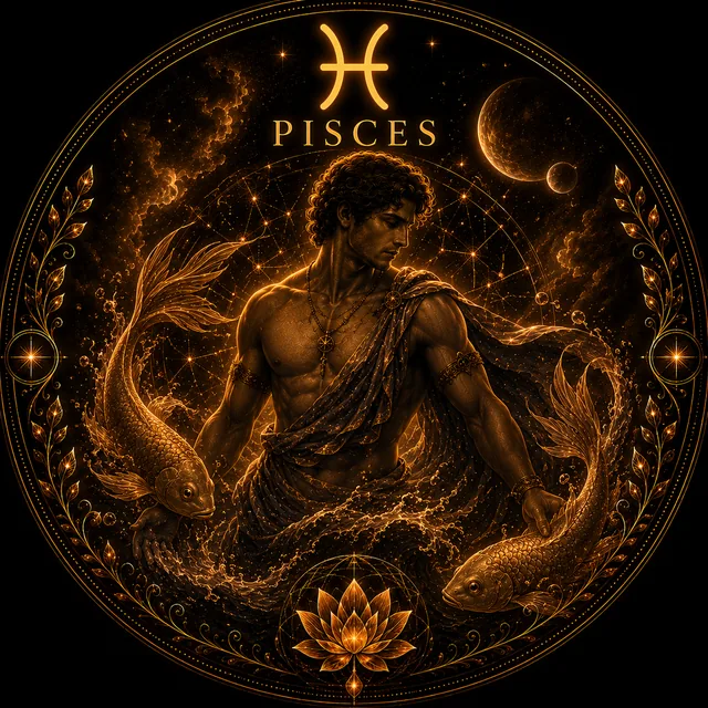 Pisces zodiac artwork