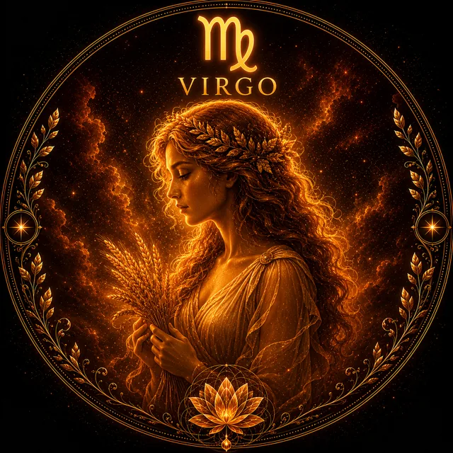Virgo zodiac artwork