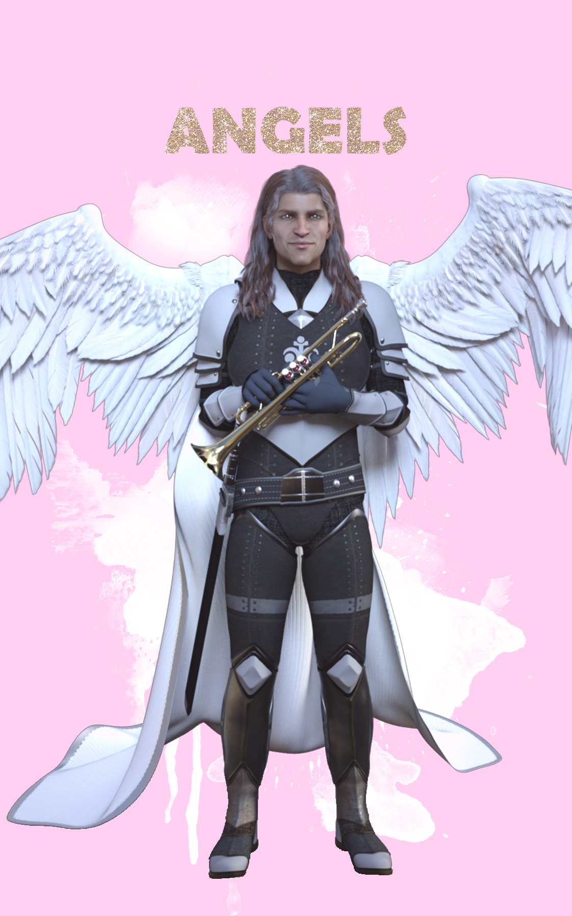 Angels card back
